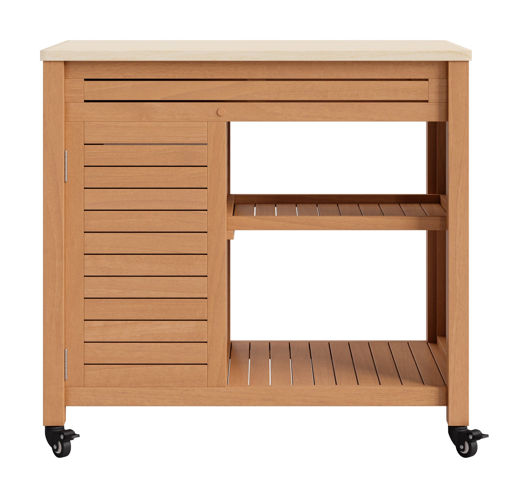 Valtan Natural Bar Cart - Ornate Home