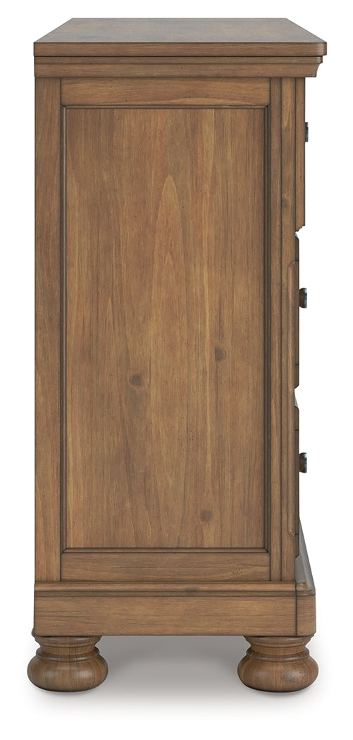 Vandenmore Medium Brown Dresser - Ornate Home