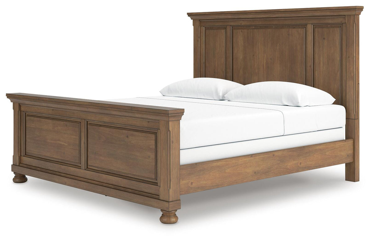 Vandenmore Medium Brown King Panel Bed - Ornate Home