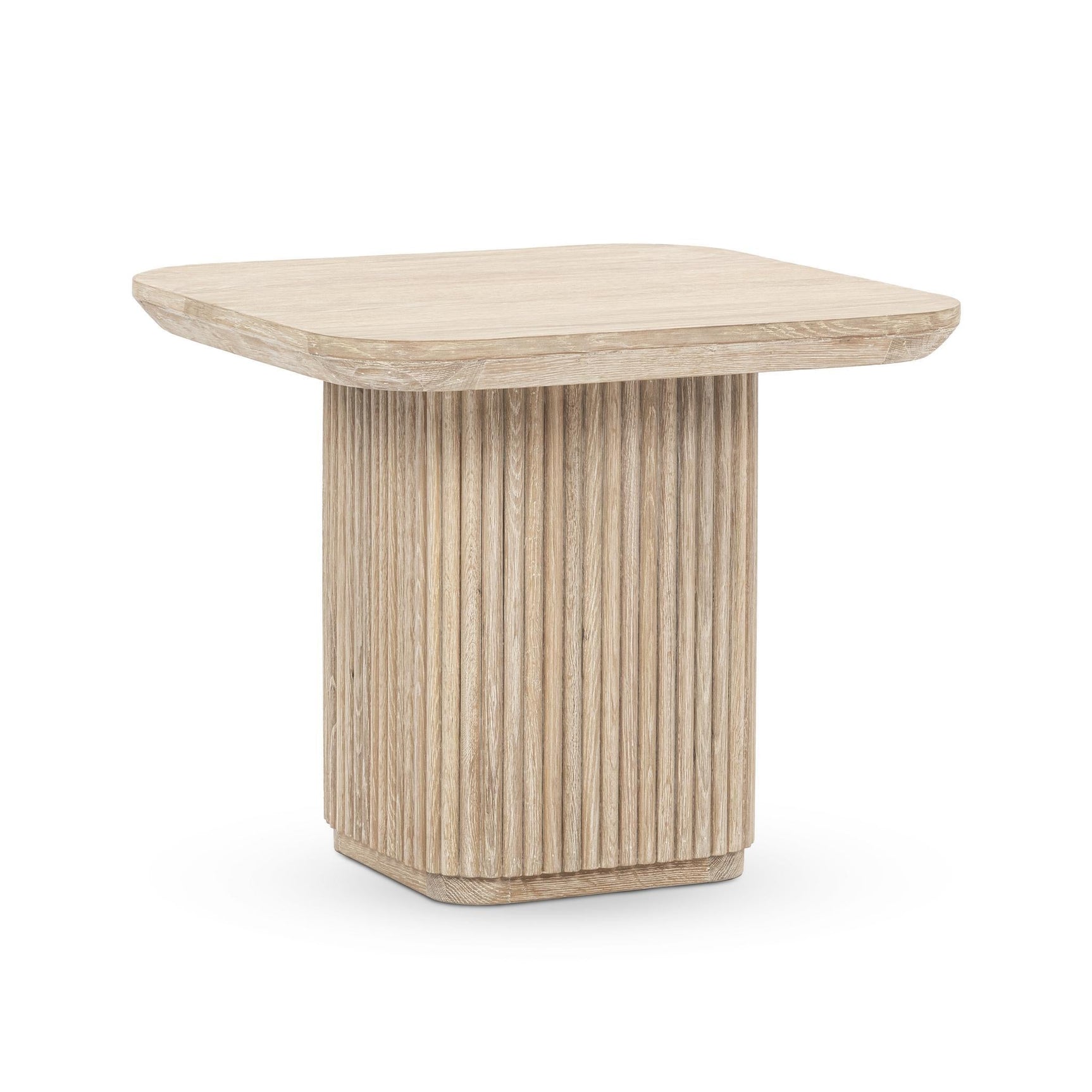 Vander Cream Washed End Table - Ornate Home