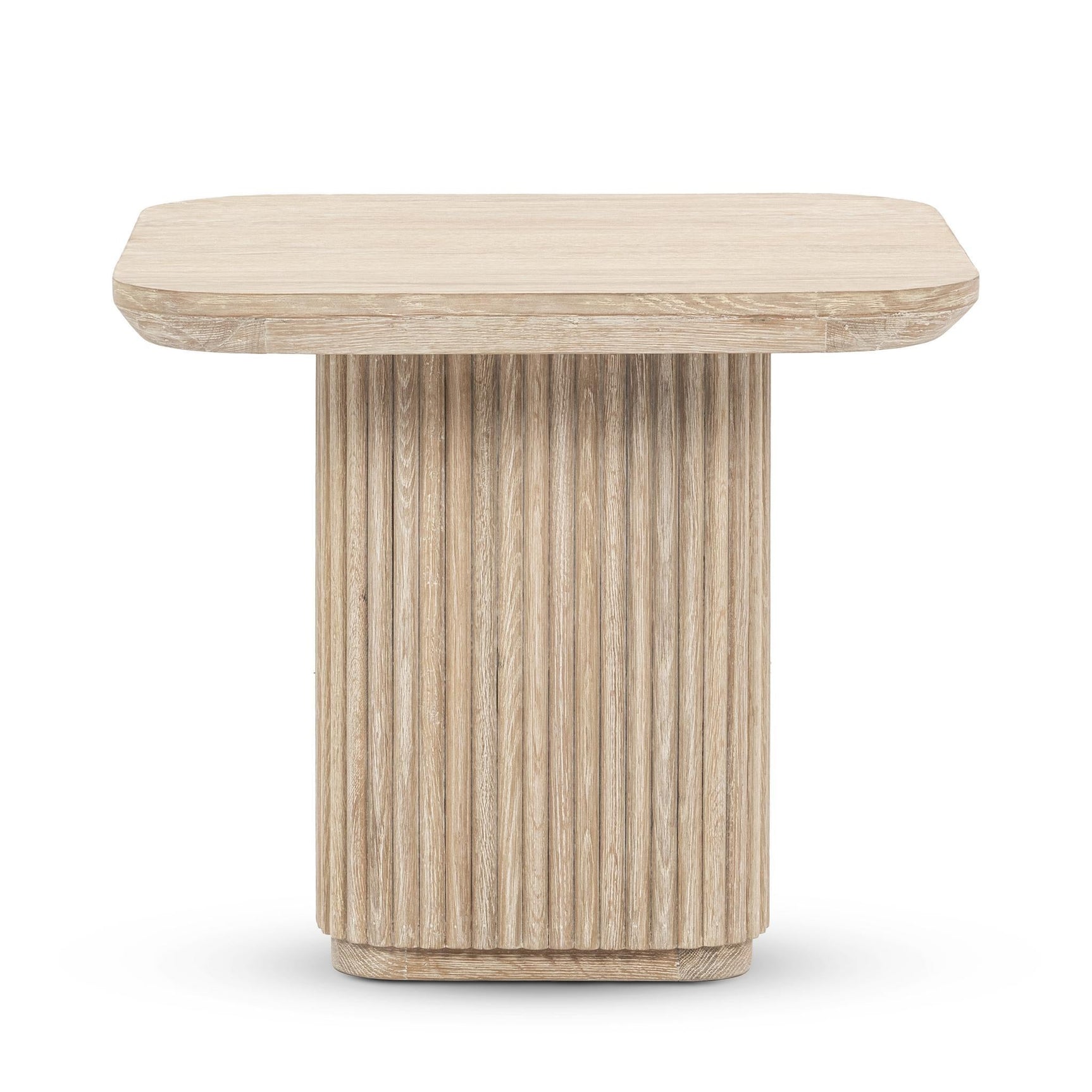 Vander Cream Washed End Table - Ornate Home