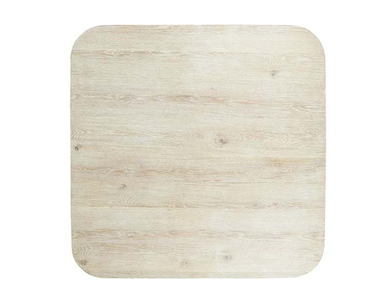 Vander Cream Washed Square Dining Table - Ornate Home