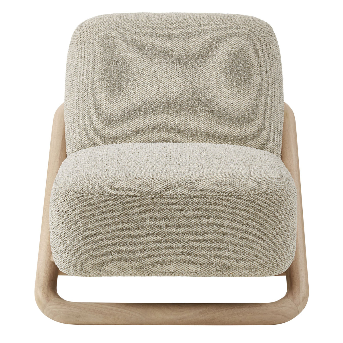 Vander Oak Marble Textured Fabric Accent Chair - Ornate Home