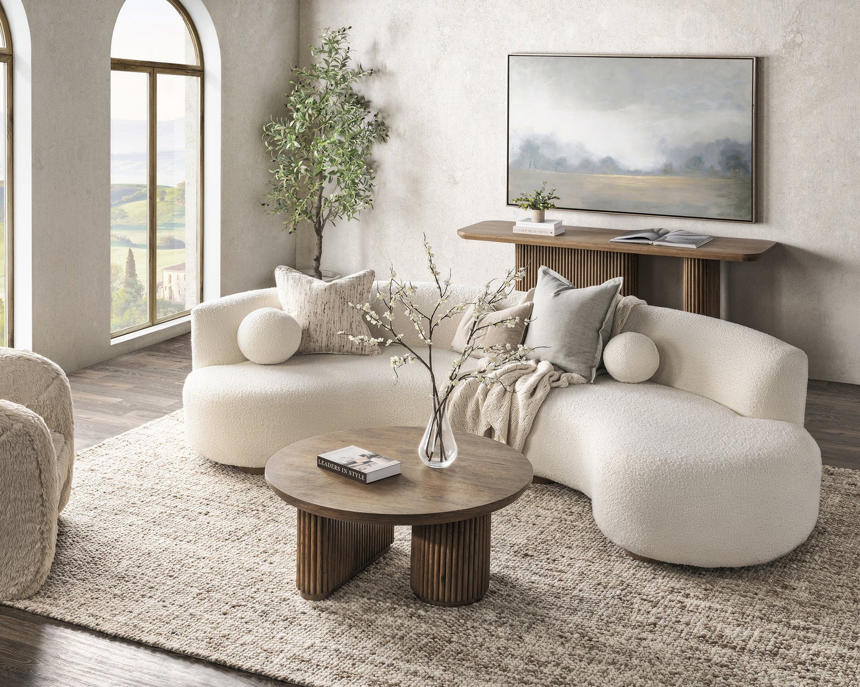 Vander Tawny Brown Console Table - Ornate Home