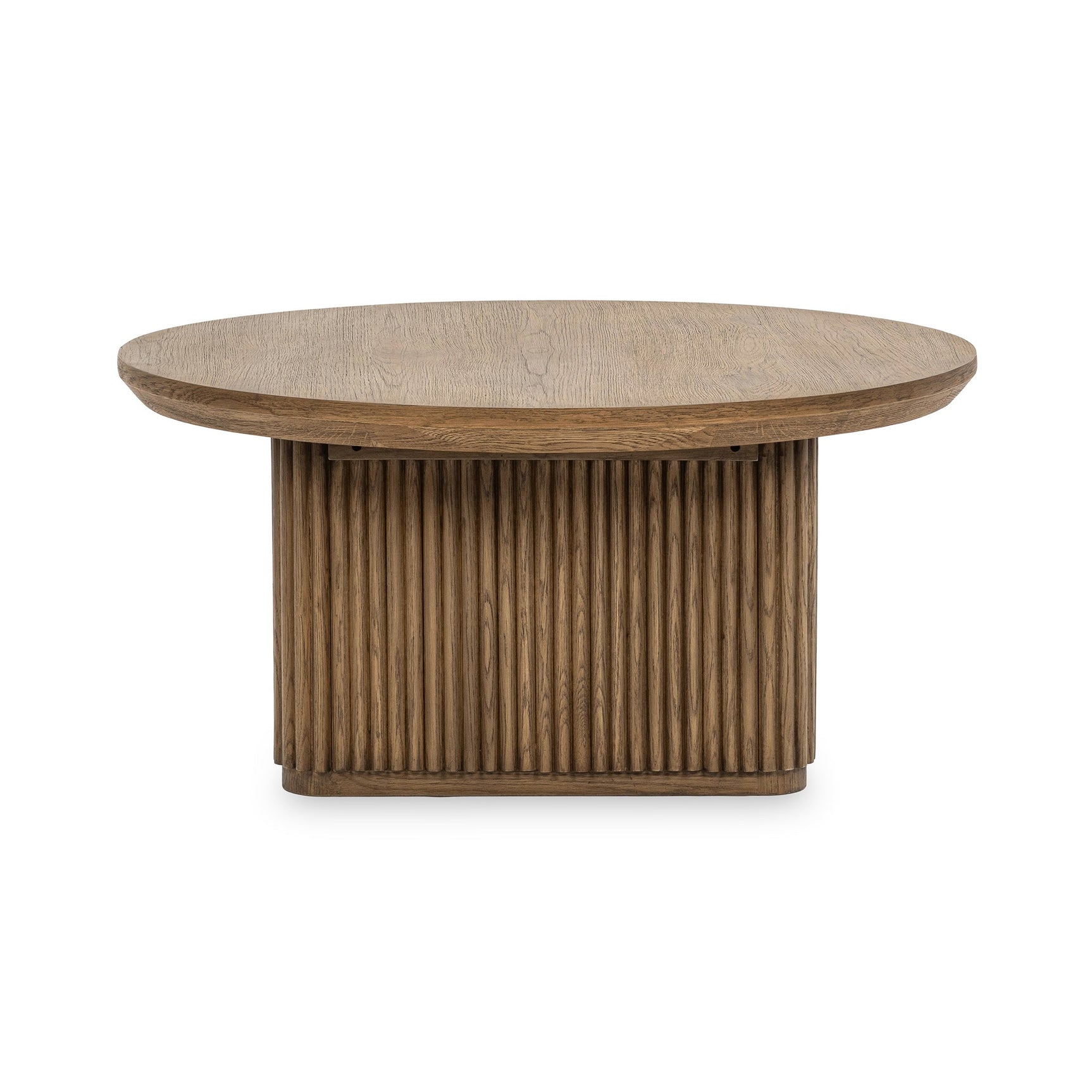 Vander Tawny Brown Round Coffee Table - Ornate Home