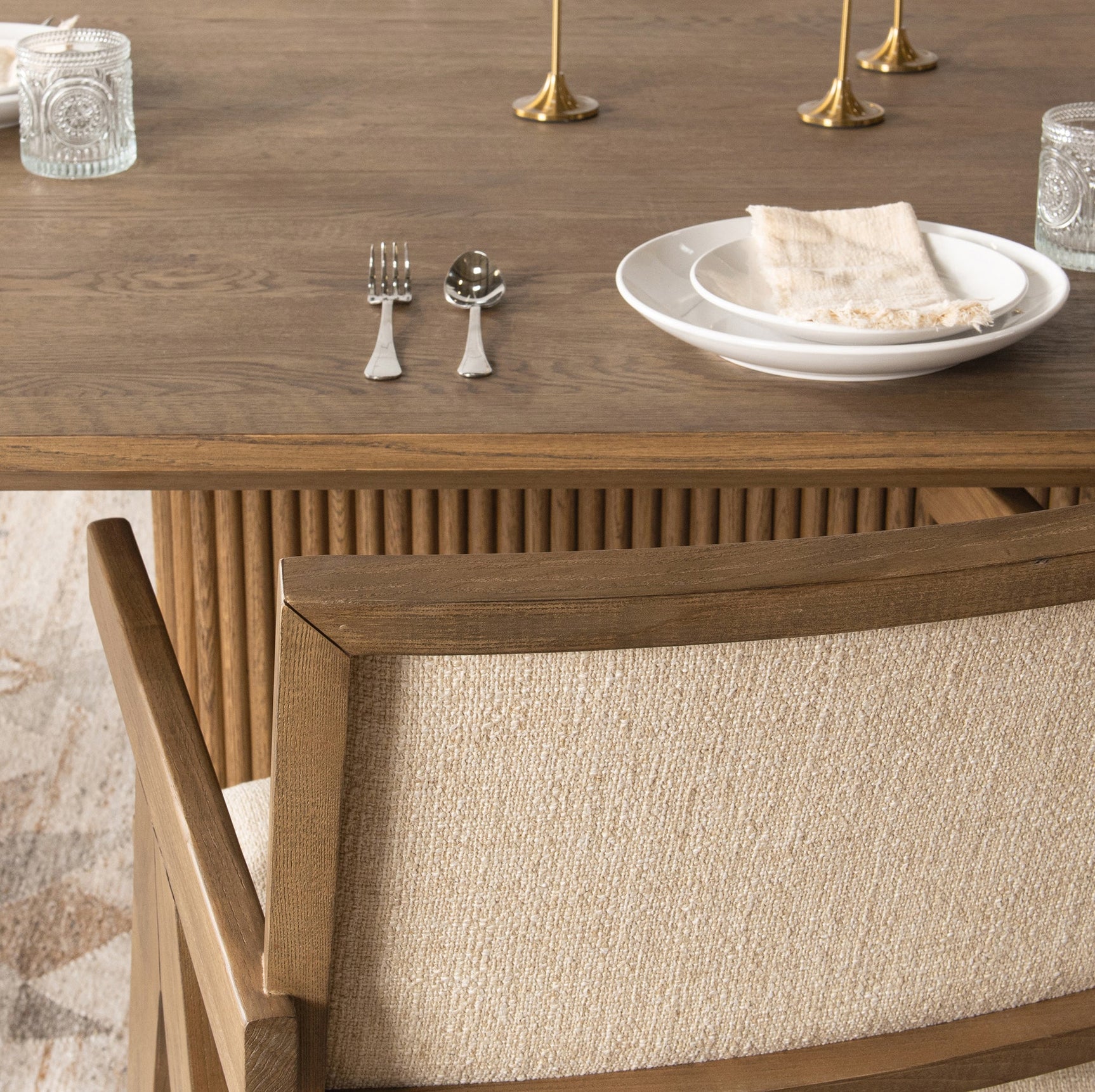 Vander Tawny Brown Square Dining Table - Ornate Home