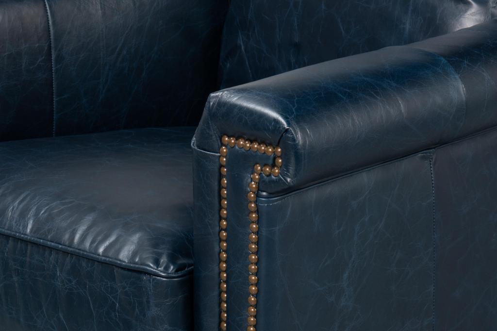 Vandike Blue Arm Chair - Ornate Home