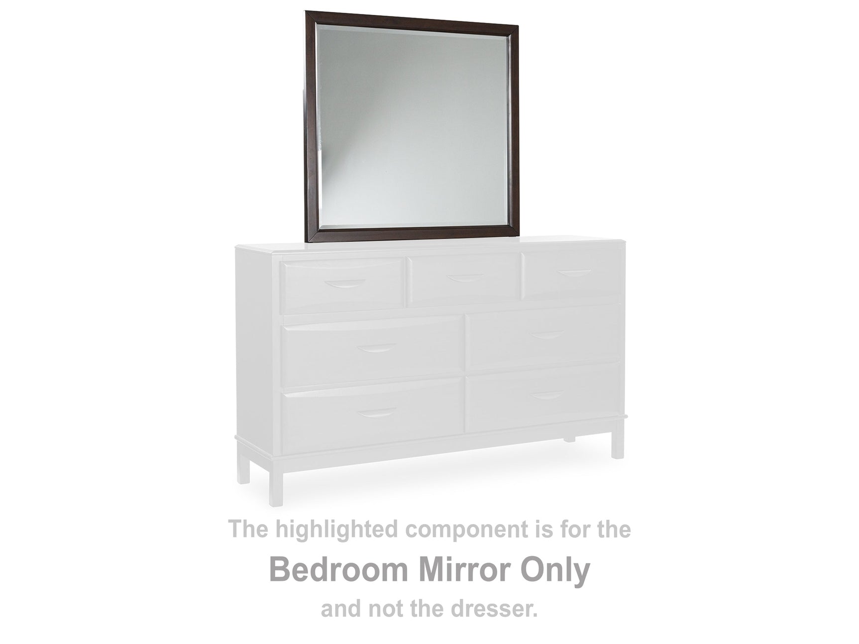 Vanmore Dark Brown Bedroom Mirror - Ornate Home