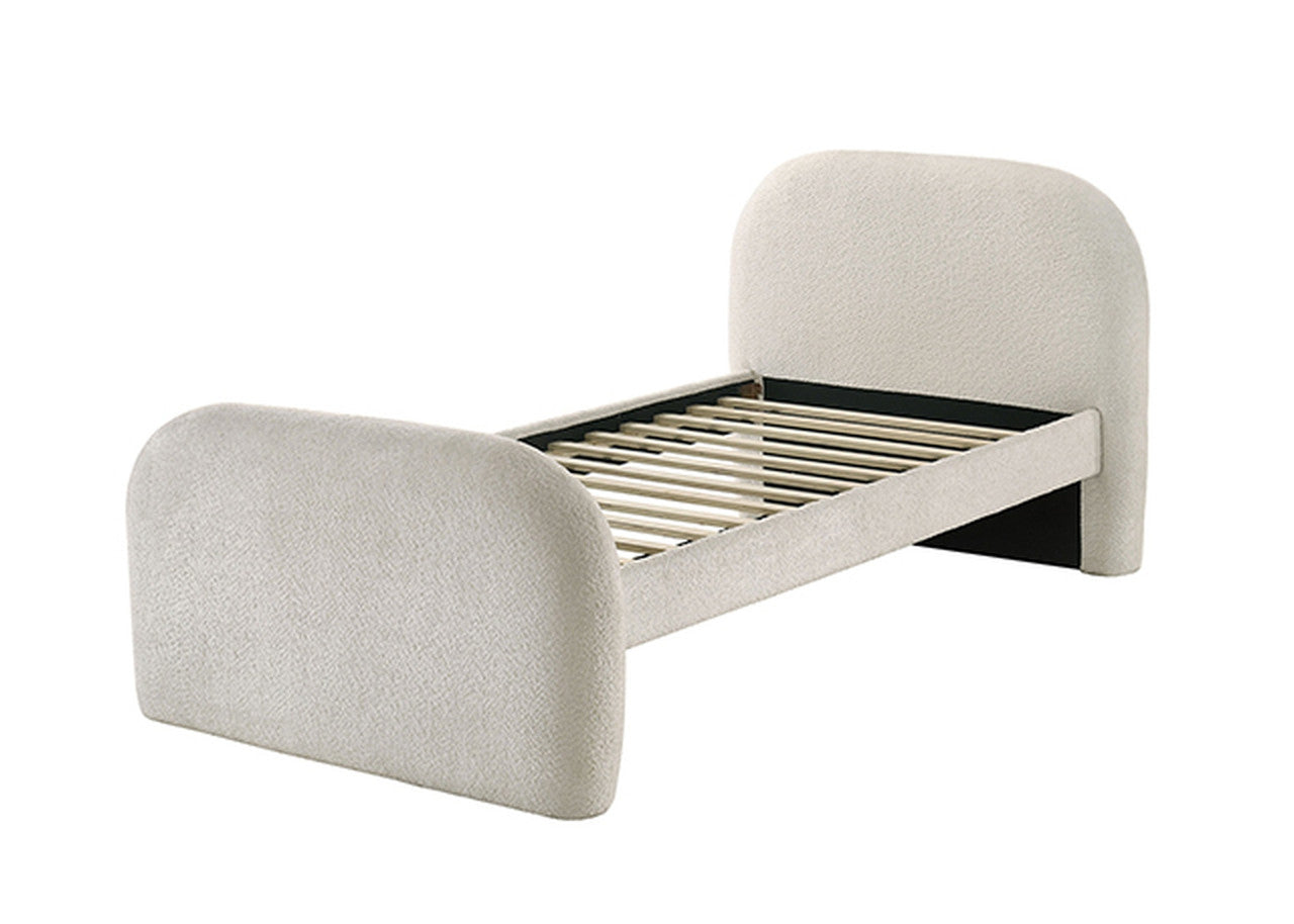 Vanni Ivory Twin Bed w/ Trundle - Ornate Home