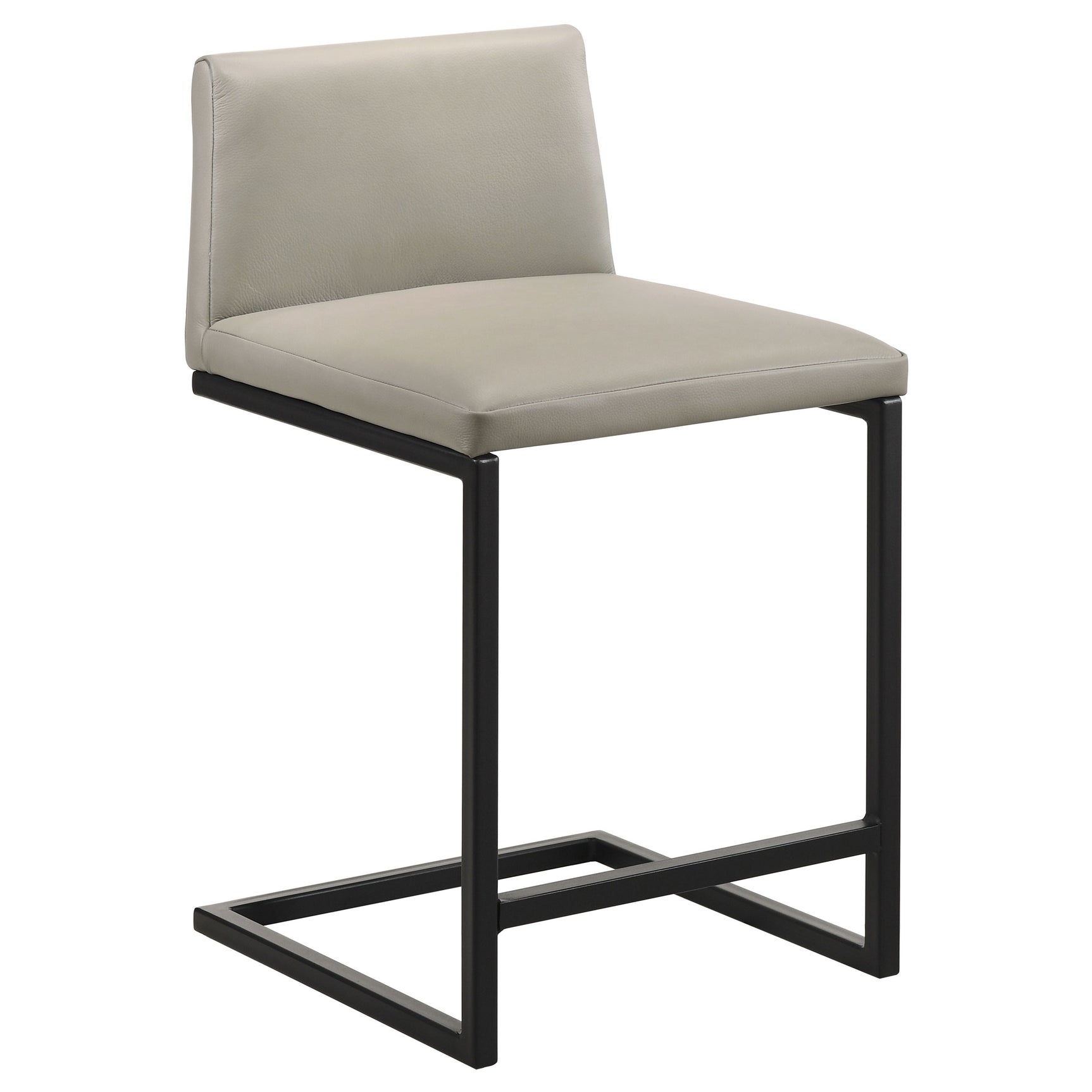 Vardon Tan Genuine Leather Counter Height Chair (Set Of 2) - Ornate Home