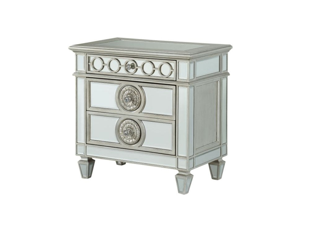 Varian Mirrored Nightstand - Ornate Home