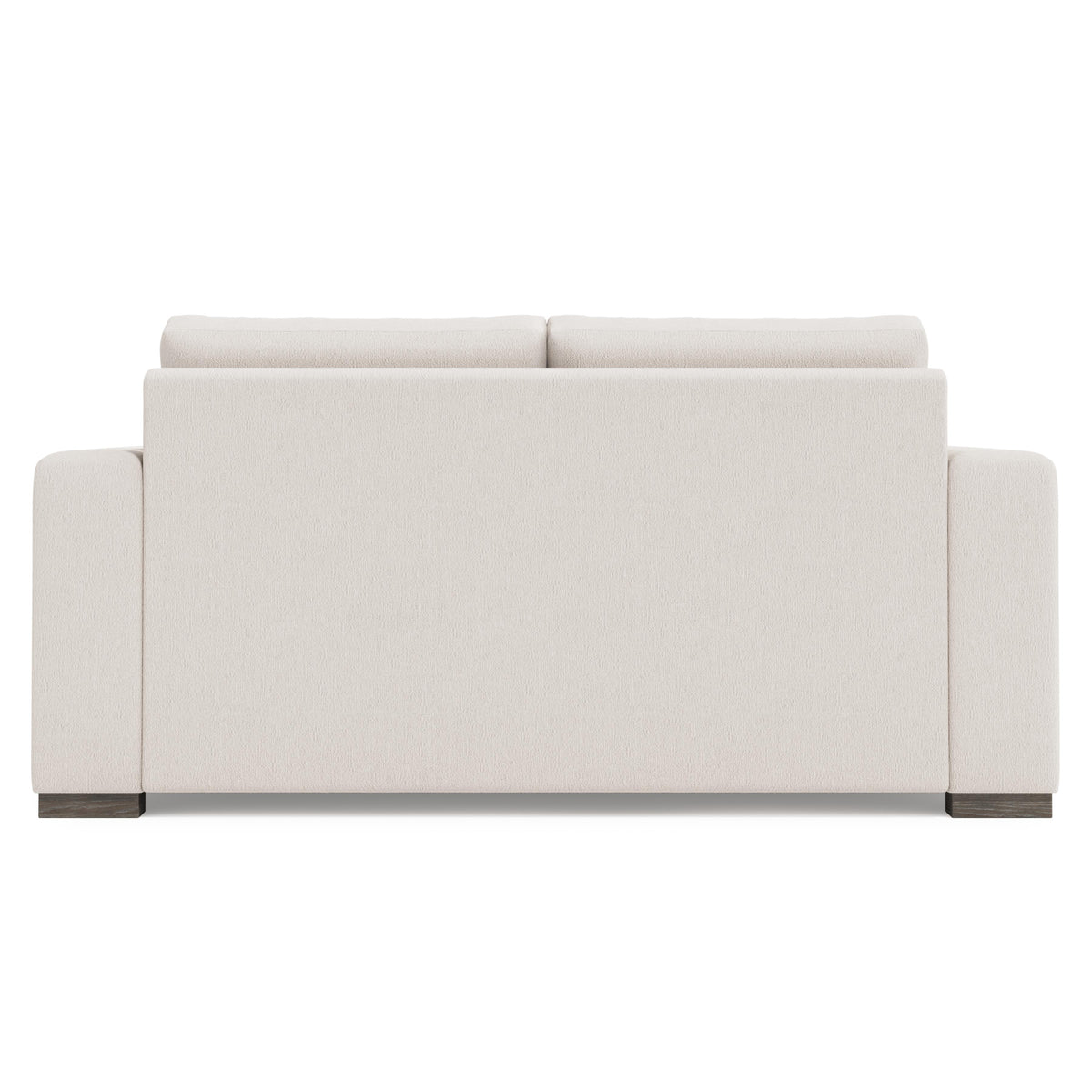 Vaughn Aged Grey - Cerused Loveseat Without Pillows - Ornate Home