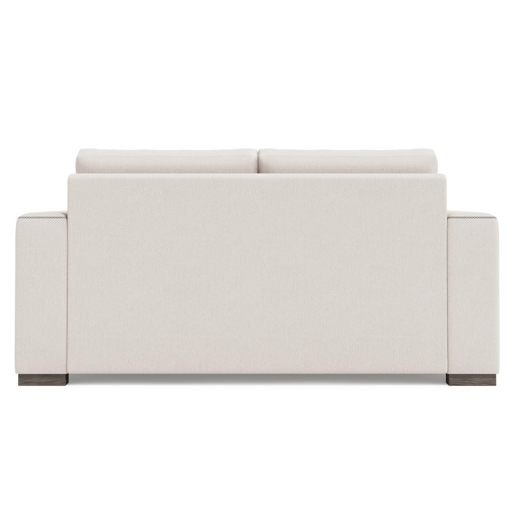 Vaughn Aged Grey - Cerused Loveseat Without Pillows - Ornate Home