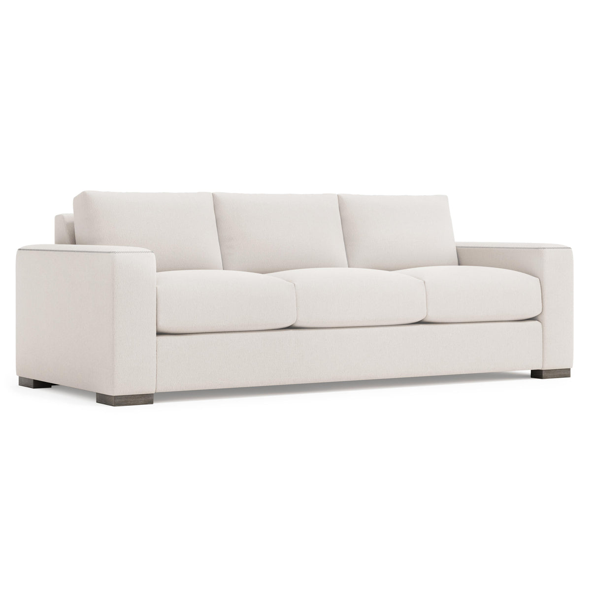 Vaughn Aged Grey - Cerused Sofa Without Pillows - Ornate Home