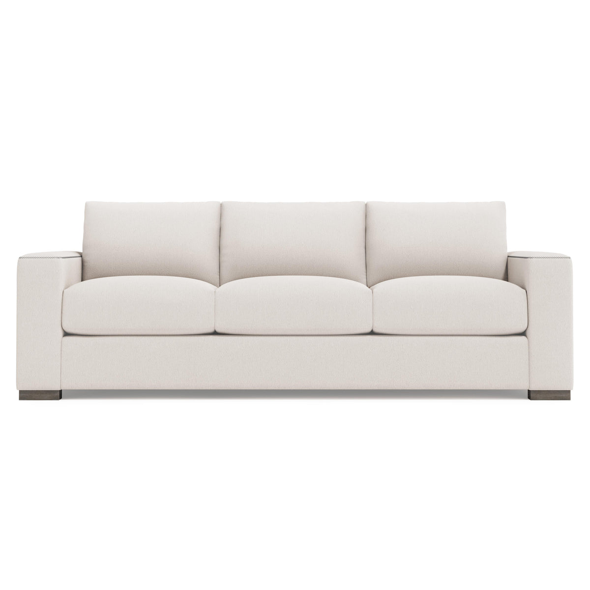 Vaughn Aged Grey - Cerused Sofa Without Pillows - Ornate Home