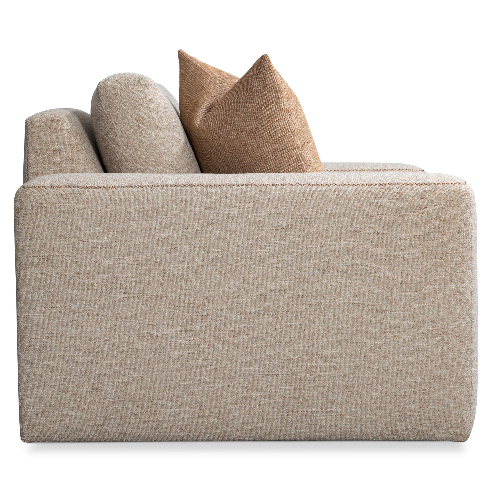 Vaughn Beige/Tan Fabric Swivel Chair - Ornate Home