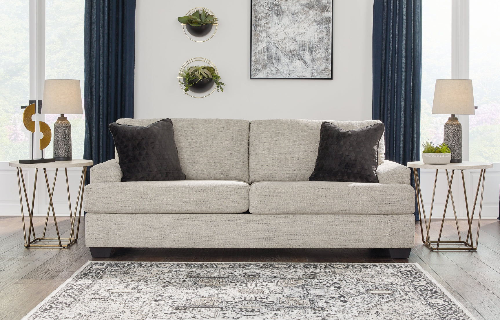 Vayda Gray Sofa and Loveseat - Ornate Home