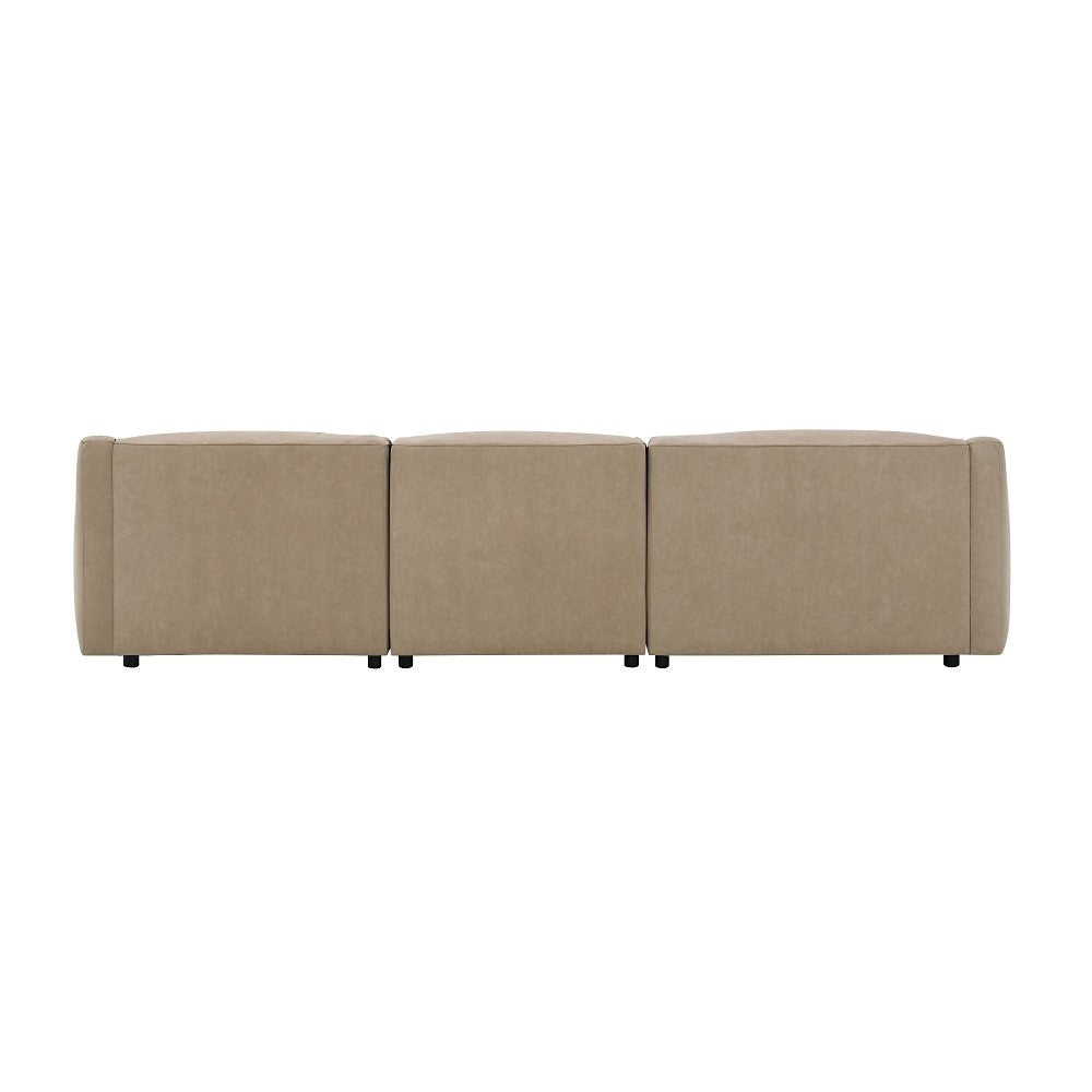 Veata Brown Sectional Sofa - Ornate Home