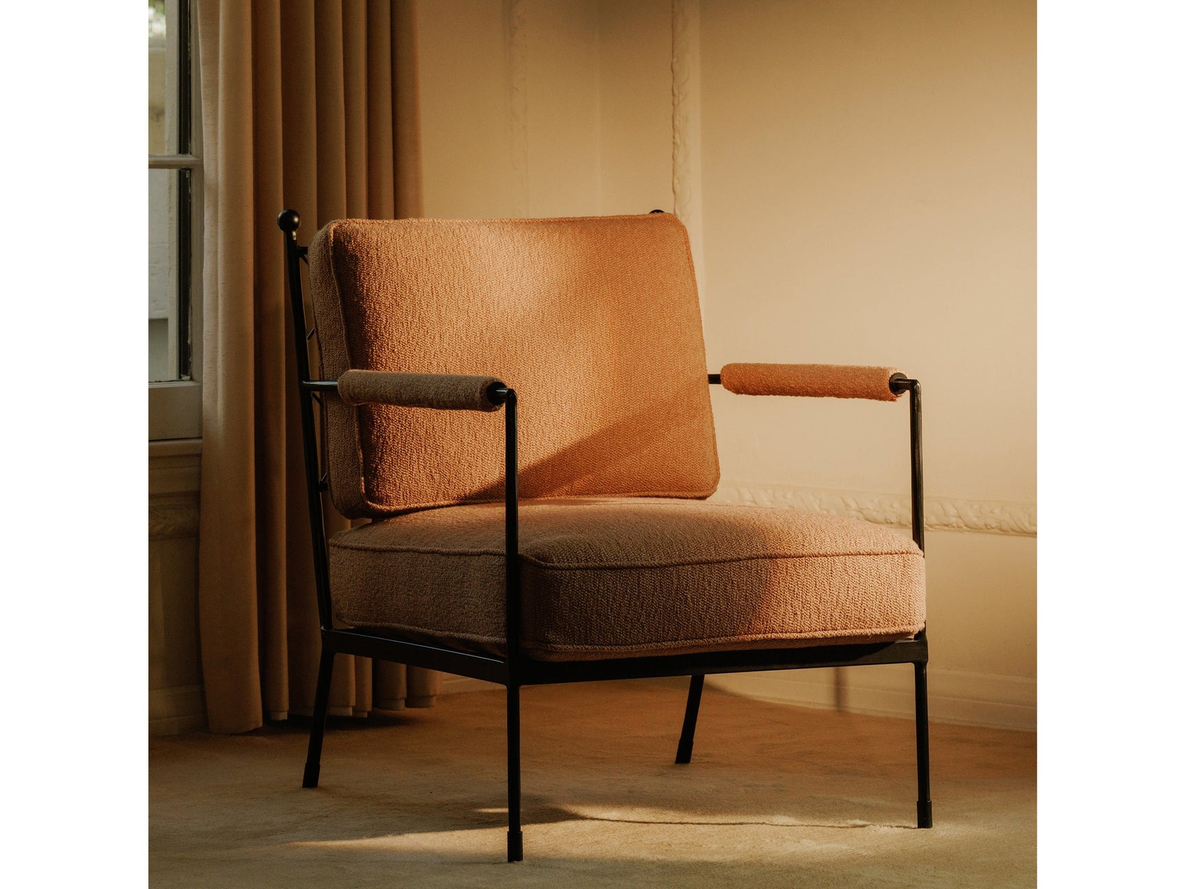 Vecchia Terracotta Accent Chair - Ornate Home