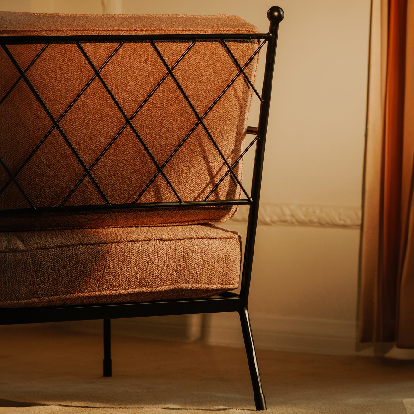 Vecchia Terracotta Accent Chair - Ornate Home