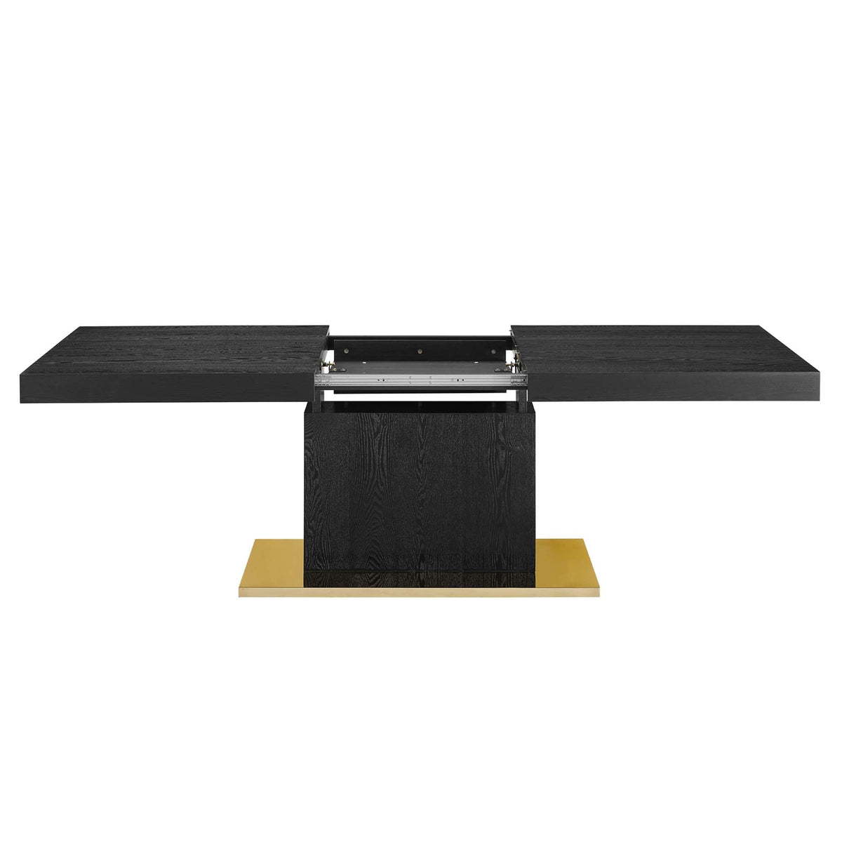 Vector Black/Gold Expandable Dining Table - Ornate Home
