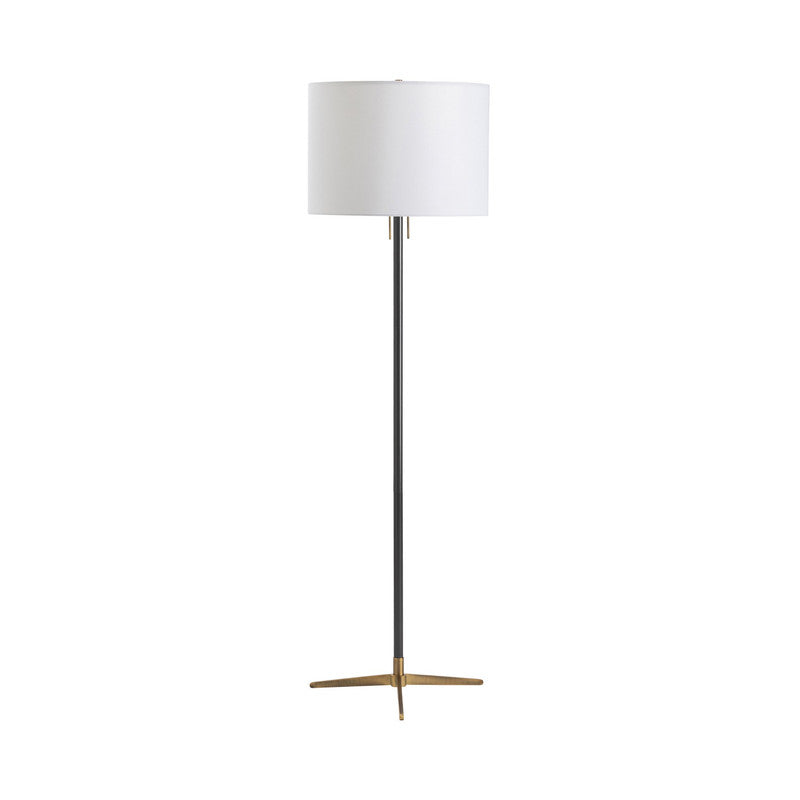 Veda Black/Gold Floor Lamp - Ornate Home