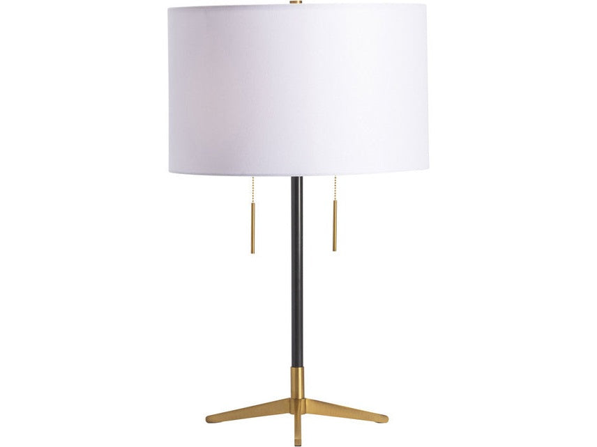 Veda Black/Gold Table Lamp (Set of 2) - Ornate Home