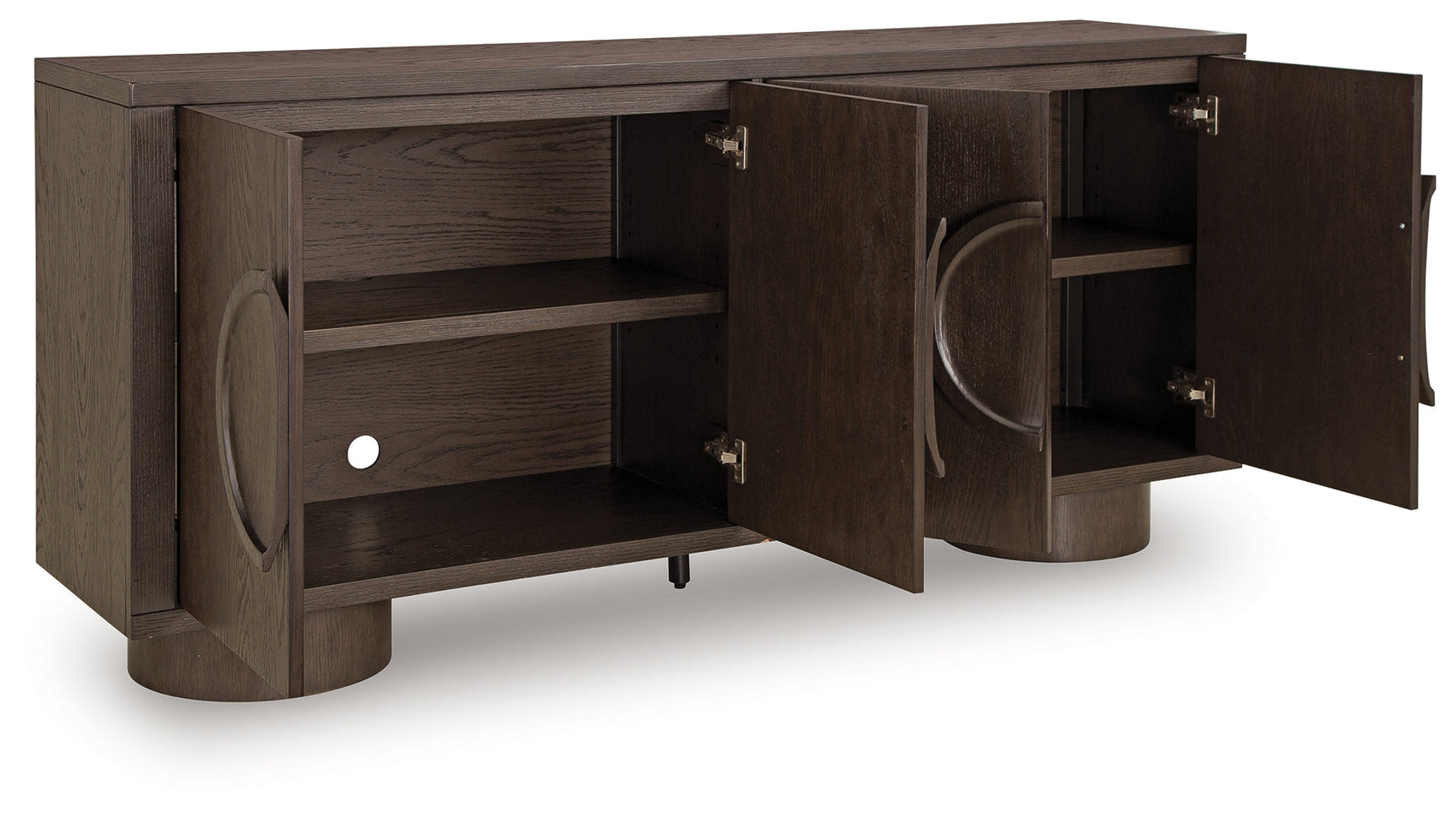 Veeda Dark Brown Accent Cabinet (Online Special Price) - Ornate Home