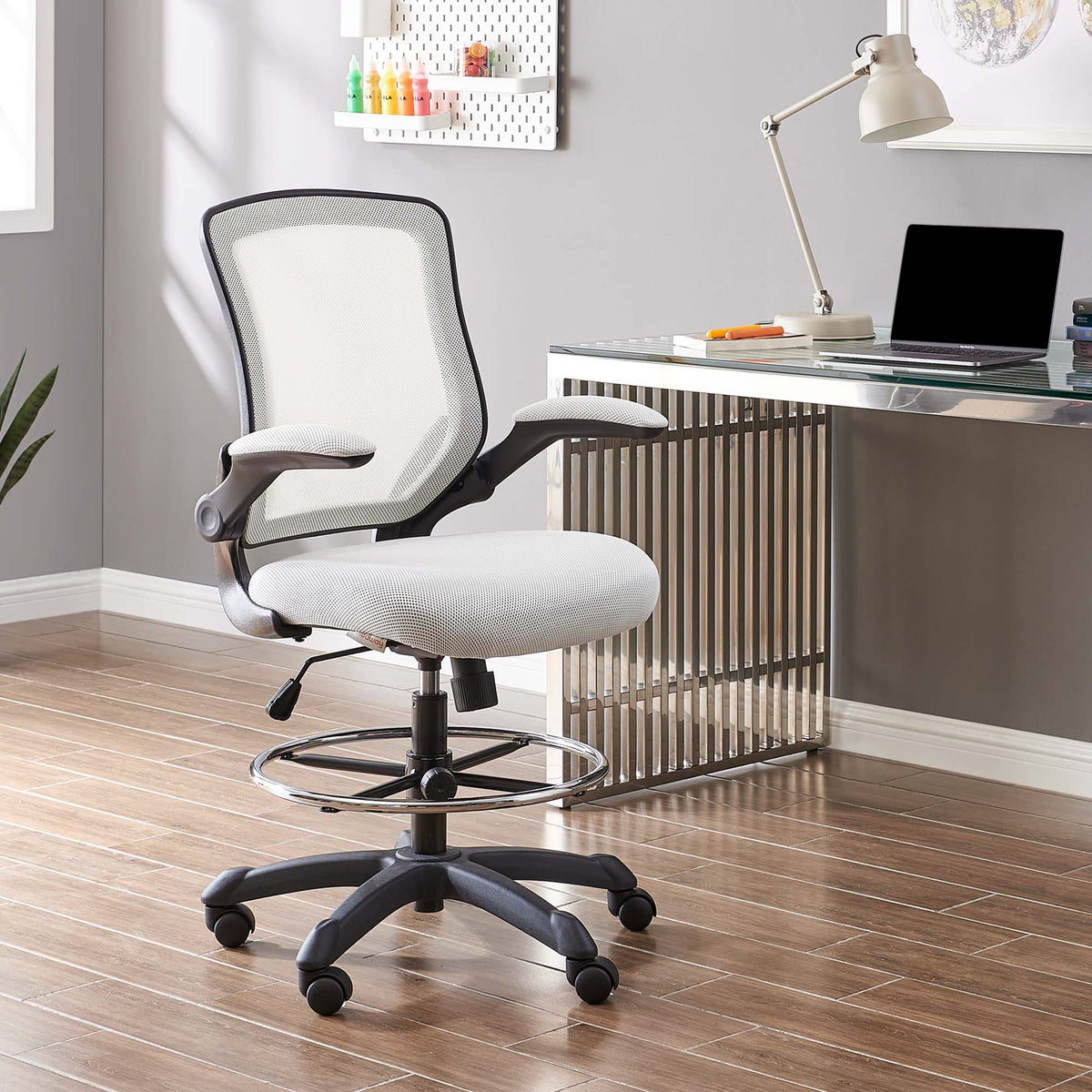 Veer Gray Drafting Chair