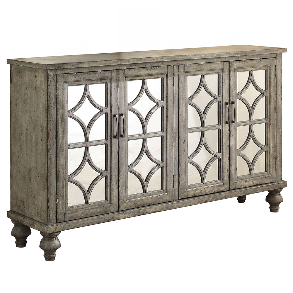 Velika Weathered Gray Console Table - Ornate Home