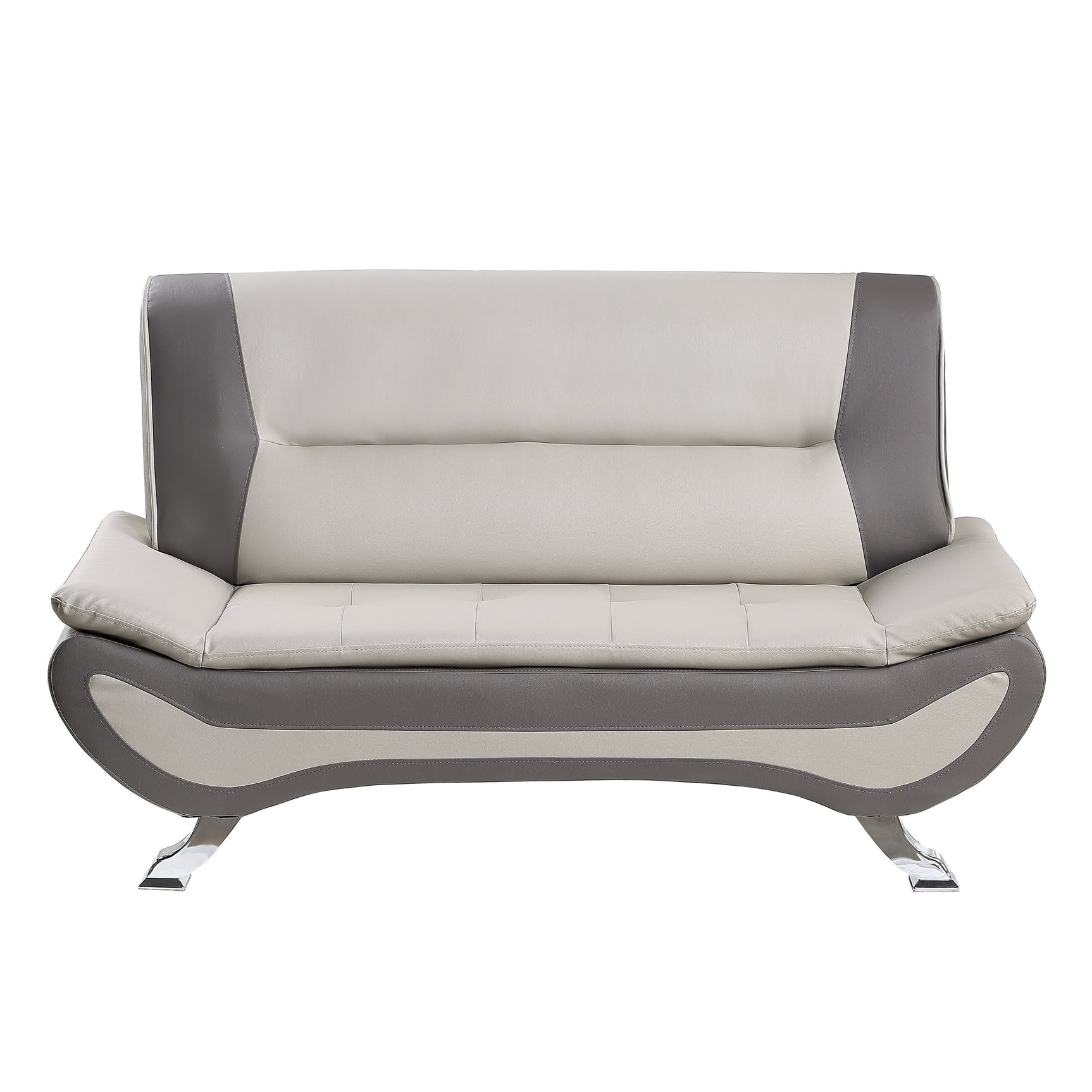 Veloce Beige / Gray Sofa & Loveseat - Ornate Home