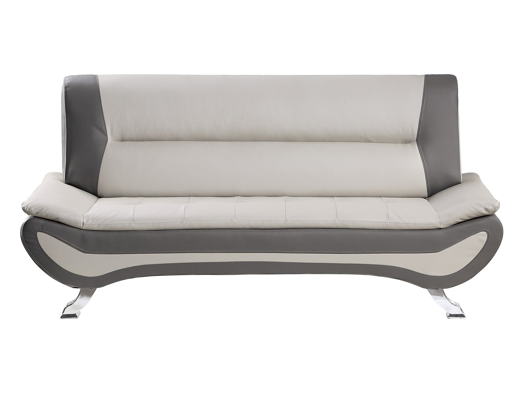 Veloce Beige/Gray Sofa - Ornate Home