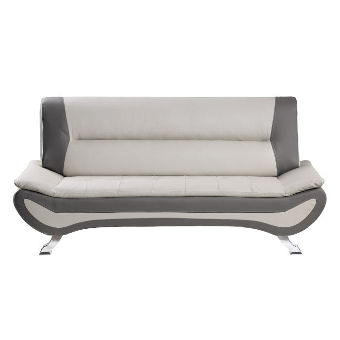 Veloce Beige/Gray Sofa - Ornate Home