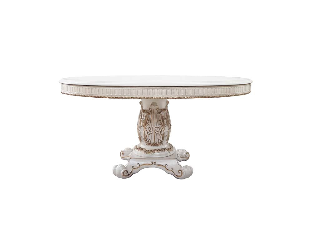 Vendome Antique Pearl Dining Table - Ornate Home