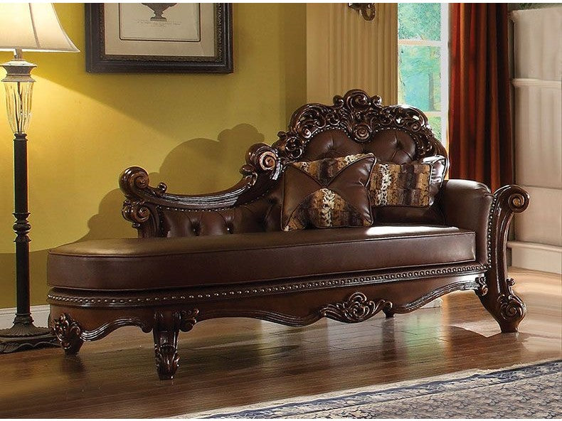 Vendome Chaise in Cherry - Ornate Home