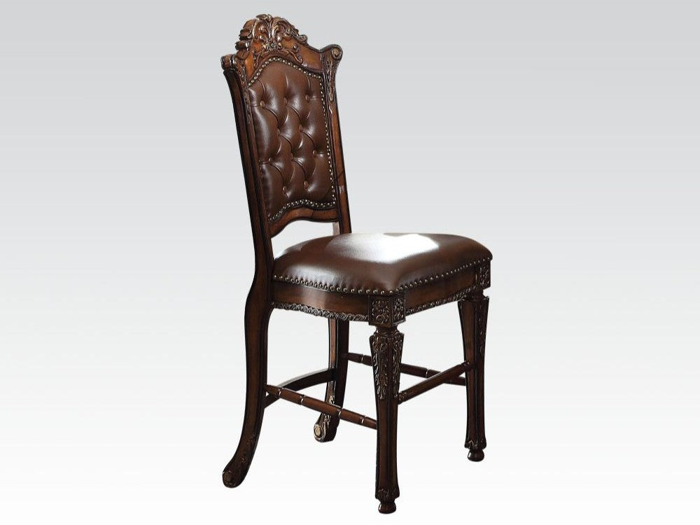 Vendome Cherry Counter Height Chair (Set of 2) - Ornate Home