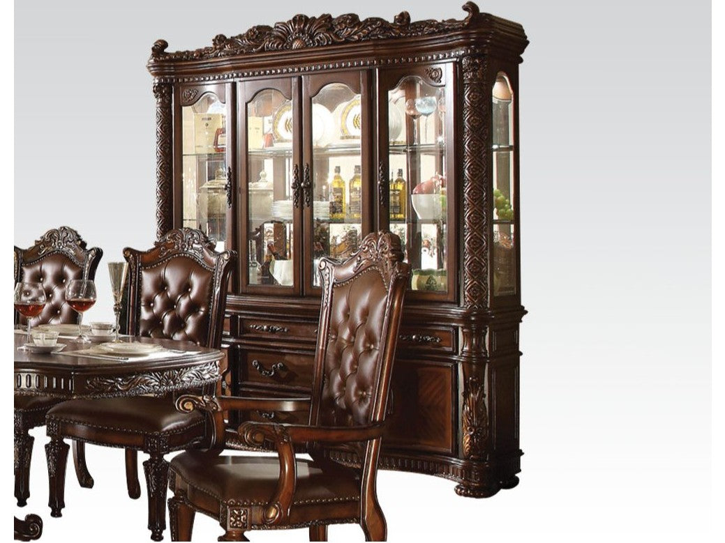 Vendome Cherry Finish Buffet and Hutch - Ornate Home