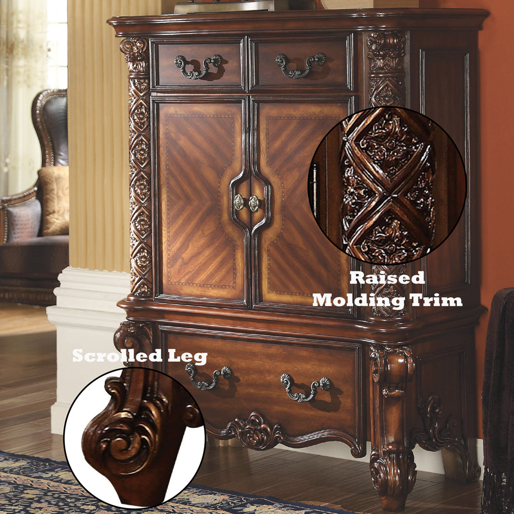 Vendome Drawer Chest in Cherry - Ornate Home