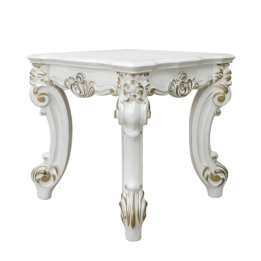 Vendome II Antique Pearl End table - Ornate Home