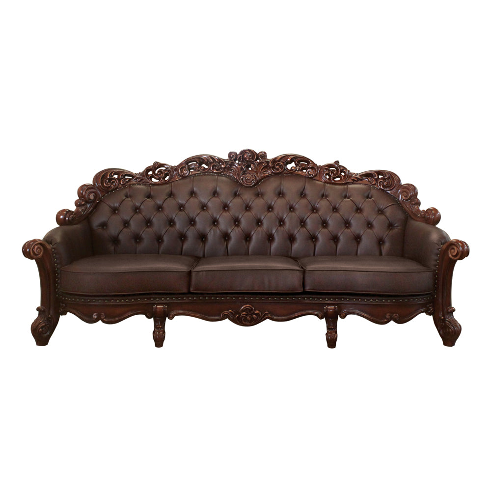 Vendome Oversized Sofa in Cherry - Ornate Home