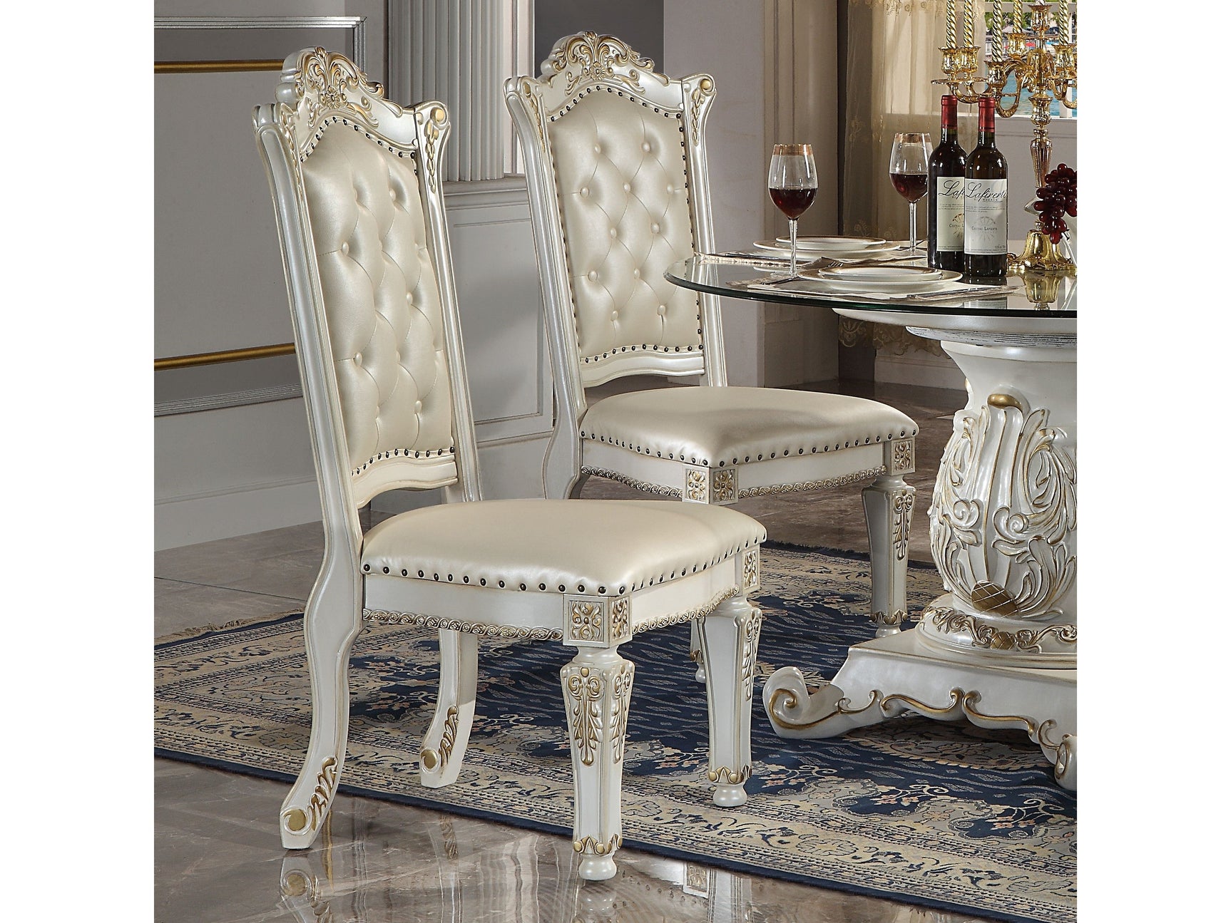 Vendome Pearl Side Chair (Set Of 2) - Ornate Home