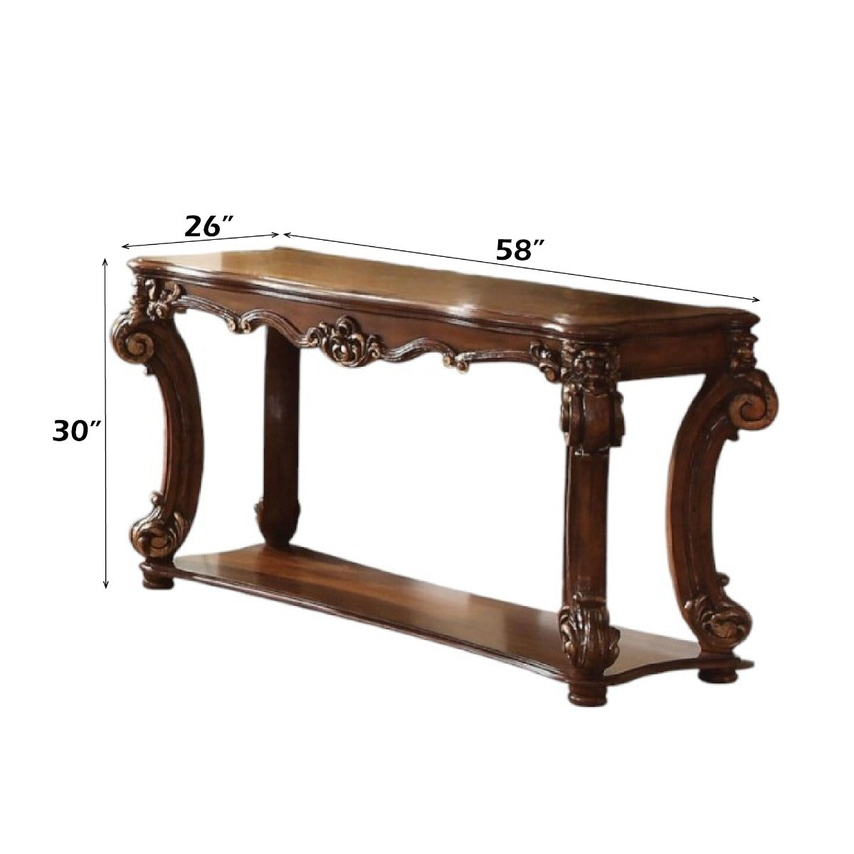 Vendome Sofa Table in Cherry - Ornate Home