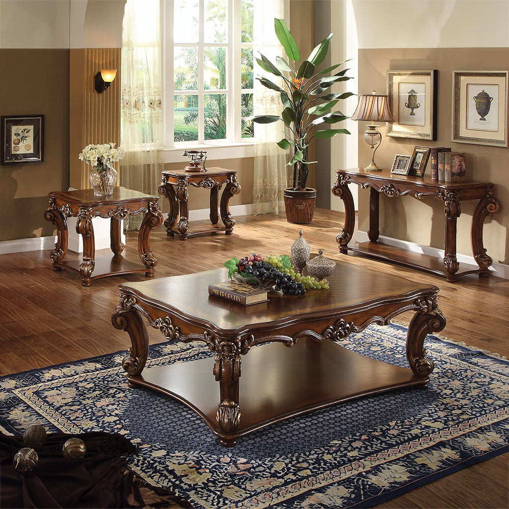 Vendome Square End Table in Cherry - Ornate Home