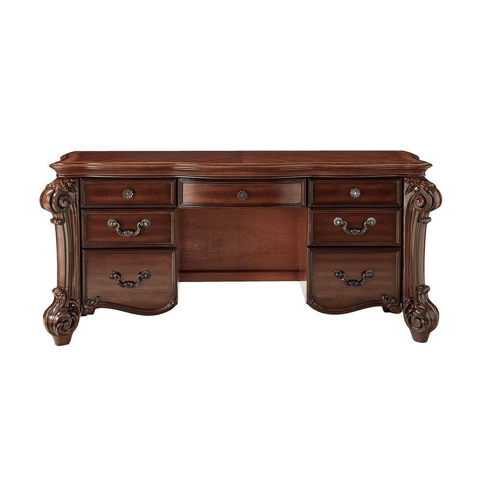 Vendome Vanity Desk in Cherry 22009 - Ornate Home