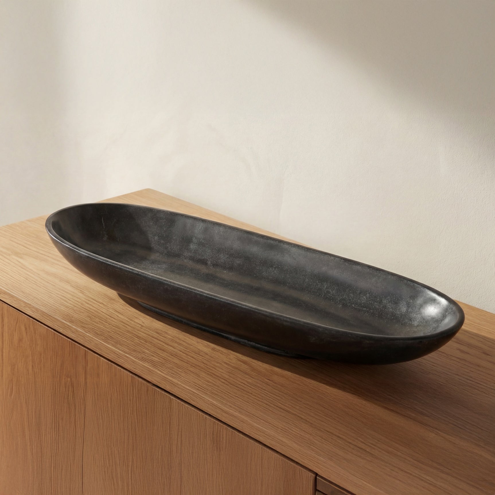 Venetia Black Marble Tray - Ornate Home