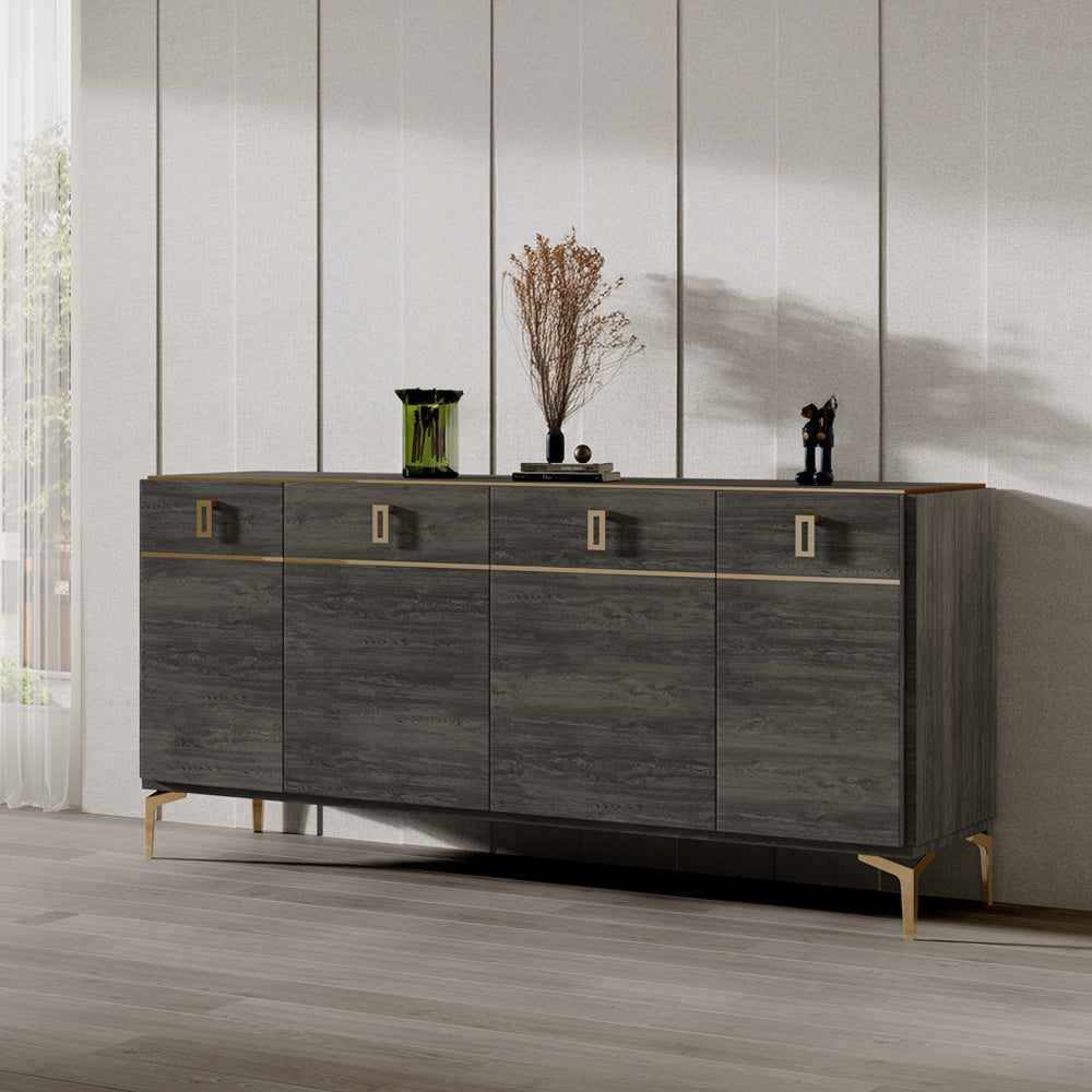 Venezia Gray Server - Ornate Home