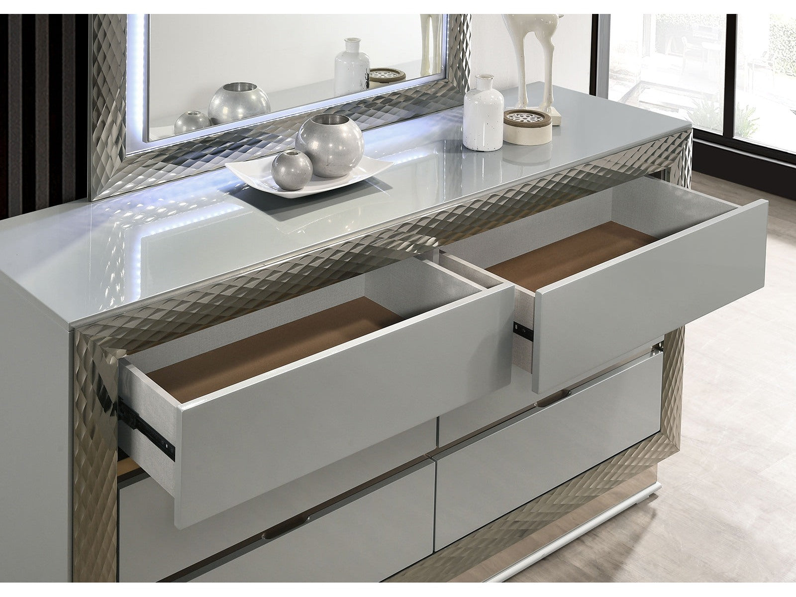 Ventnor Gray Dresser - Ornate Home