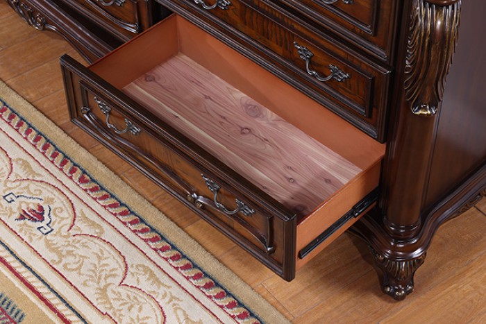 Ventresca Dark Cherry Dresser - Ornate Home