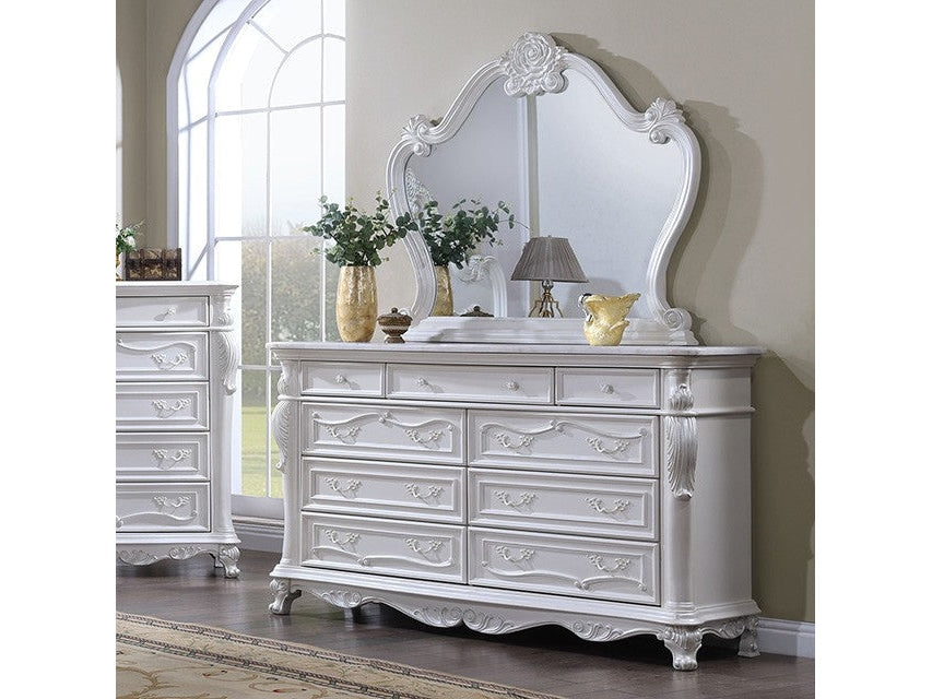 Ventresca White Dresser - Ornate Home
