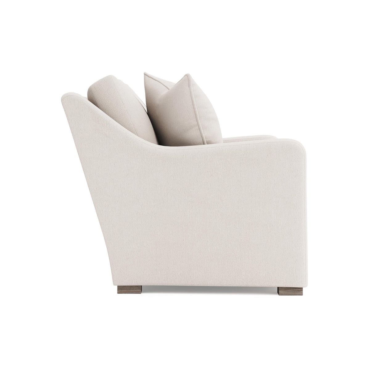 Ventura Aged Grey - Cerused Loveseat - Ornate Home